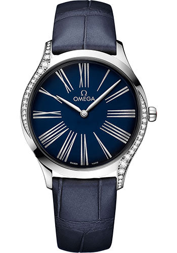 Omega De Ville Tresor Quartz Blue Steel 428.18.36.60.03.001 watch