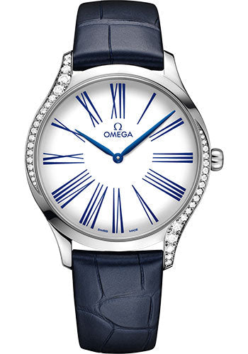Omega De Ville Tresor Quartz White Steel 428.18.39.60.04.001 watch