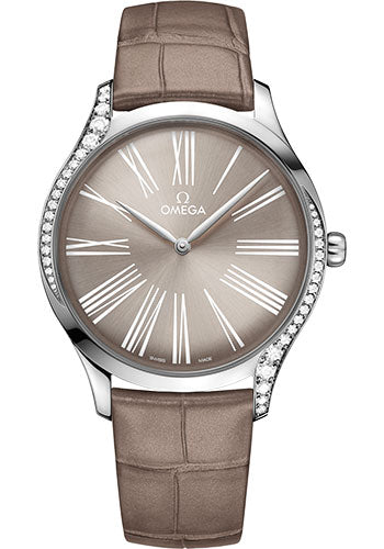 Omega De Ville Tresor Quartz Taupe-Brown 428.18.39.60.13.001 watch