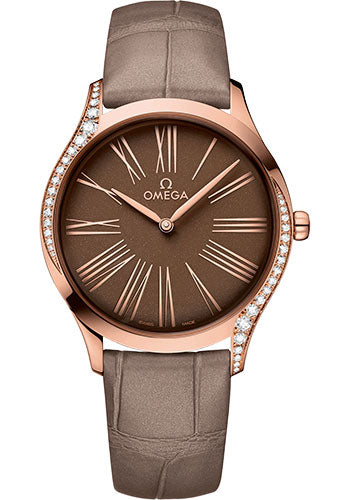 Omega De Ville Tresor Quartz Taupe-Brown 428.58.36.60.13.001 watch