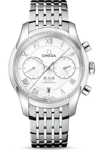 Omega De Ville Chronograph Silver Steel 431.10.42.51.02.001 watch