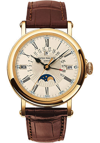Pre-owned Patek Philippe Perpetual Calendar Moonphase — 5159J-001