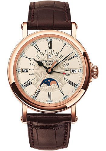 Pre-owned Patek Philippe Perpetual Calendar Moonphase — 5159R-001
