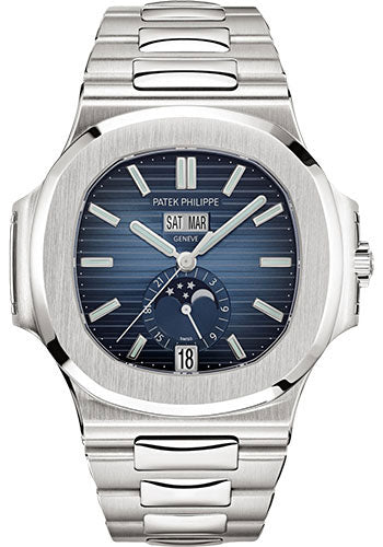 Pre-owned Patek Philippe Nautilus Annual Calendar — 5726/1A-014