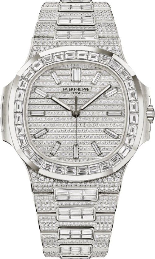 Pre-owned Patek Philippe Nautilus White Gold — ES-5811/1460G-001