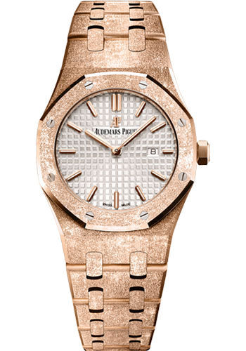 Pre-owned Audemars Piguet Royal Oak Frosted — 67653OR.GG.1263OR.01