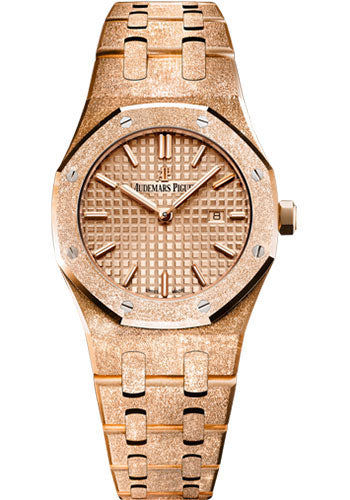 Pre-owned Audemars Piguet Royal Oak Frosted — 67653OR.GG.1263OR.02