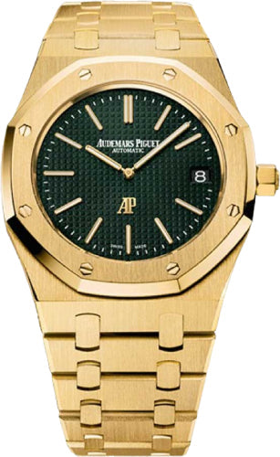 Pre-owned Audemars Piguet Royal Oak Extra-Thin 39 mm — 15205BA.OO.1240BA.01
