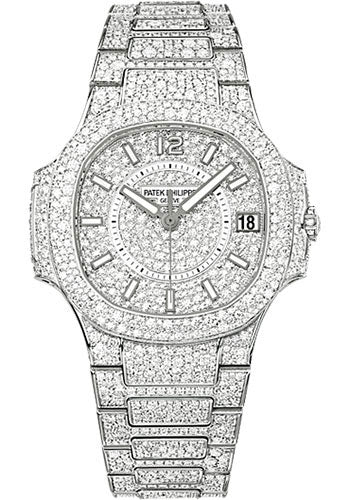 Pre-owned Patek Philippe Ladies Nautilus — 7021/1G-001