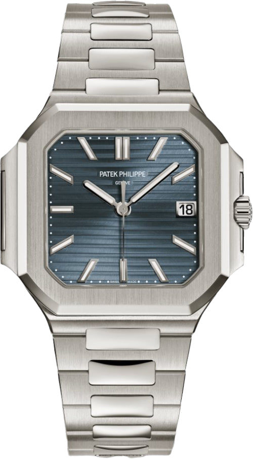 Pre-owned Patek Philippe Cubitus White Gold 40mm — ES-7128/1G-001
