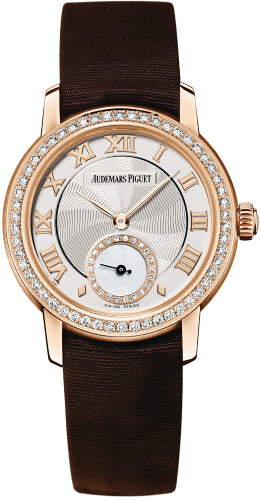 Pre-owned Audemars Piguet Jules Audemars Small 28 mm — 77228OR.ZZ.A082MR.01