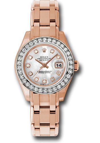 Pre-owned Rolex Everose Gold Lady-Datejust — 80285