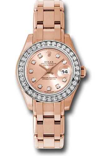 Pre-owned Rolex Everose Gold Lady-Datejust — 80285