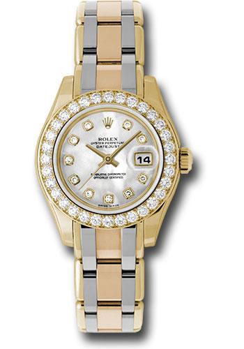 Pre-owned Rolex Yellow Gold Lady-Datejust — 80298bic