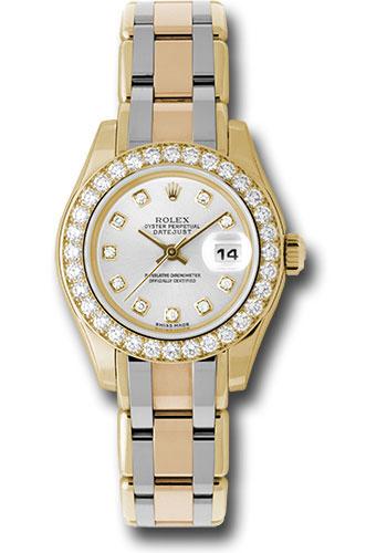 Pre-owned Rolex Yellow Gold Lady-Datejust — 80298bic