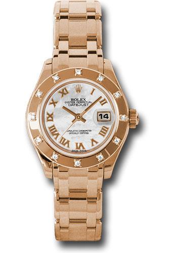Pre-owned Rolex Pink Gold Lady-Datejust — 80315