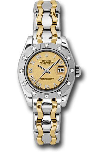 Pre-owned Rolex White Gold Lady-Datejust — 80319