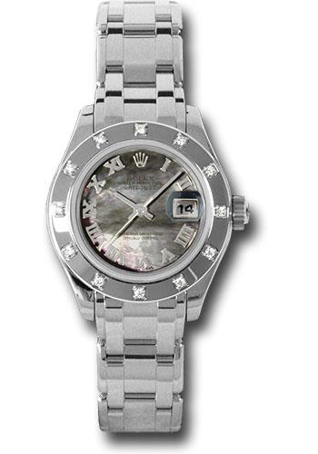 Pre-owned Rolex White Gold Lady-Datejust — 80319