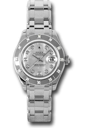 Pre-owned Rolex White Gold Lady-Datejust — 80319