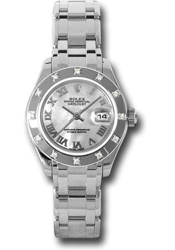 Pre-owned Rolex White Gold Lady-Datejust — 80319