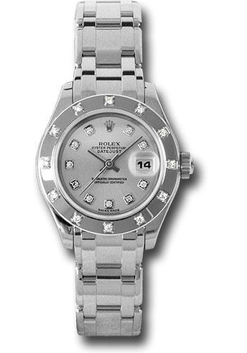 Pre-owned Rolex White Gold Lady-Datejust — 80319