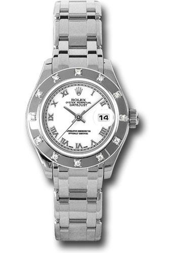 Pre-owned Rolex White Gold Lady-Datejust — 80319
