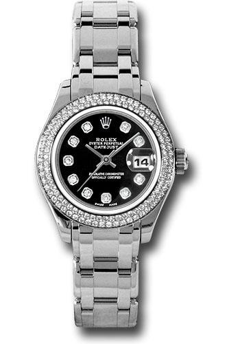 Pre-owned Rolex White Gold Lady-Datejust — 80339