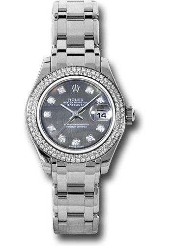 Pre-owned Rolex White Gold Lady-Datejust — 80339