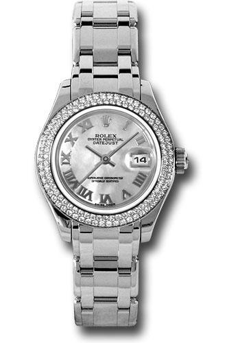 Pre-owned Rolex White Gold Lady-Datejust — 80339