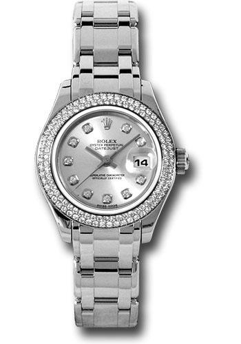 Pre-owned Rolex White Gold Lady-Datejust — 80339
