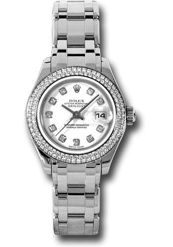 Pre-owned Rolex White Gold Lady-Datejust — 80339