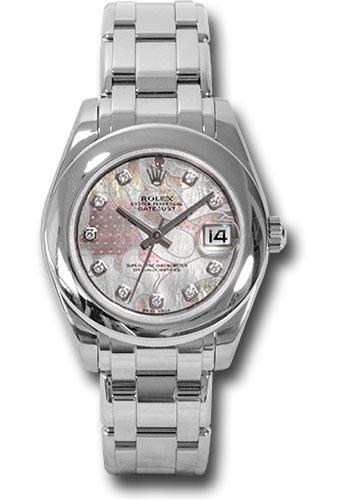Pre-owned Rolex White Gold Datejust — 81209