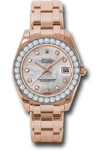 Pre-owned Rolex Everose Gold Datejust — 81285