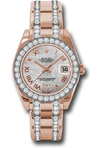 Pre-owned Rolex Everose Gold Datejust — 81285