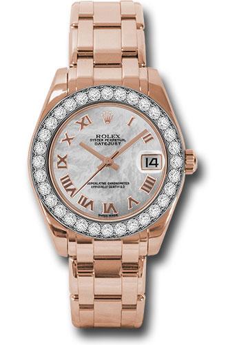 Pre-owned Rolex Everose Gold Datejust — 81285
