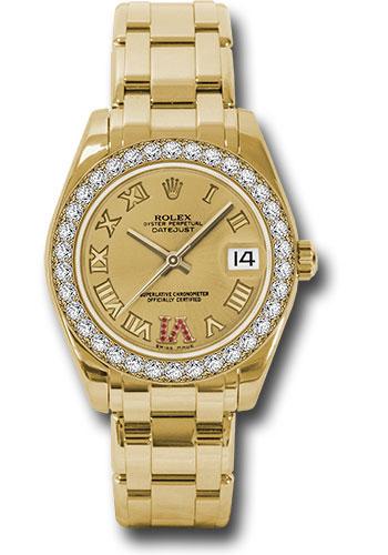 Pre-owned Rolex Yellow Gold Datejust — 81298