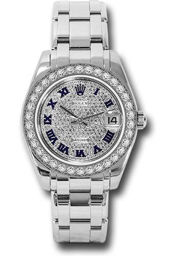 Pre-owned Rolex White Gold Datejust — 81299