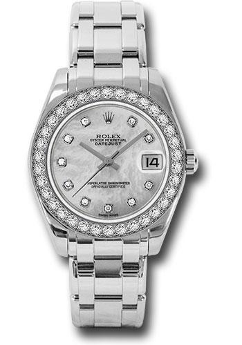 Pre-owned Rolex White Gold Datejust — 81299