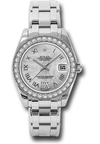 Pre-owned Rolex White Gold Datejust — 81299