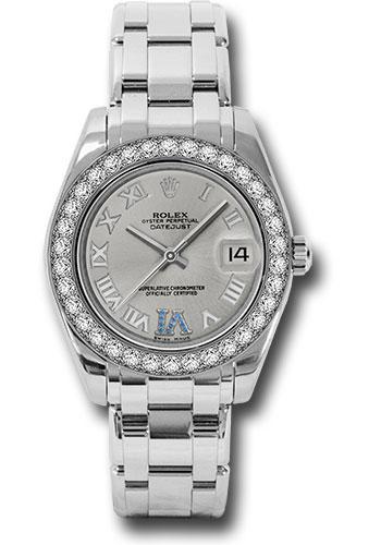 Pre-owned Rolex White Gold Datejust — 81299