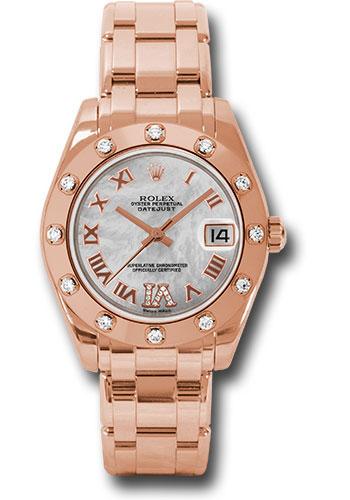 Pre-owned Rolex Everose Gold Datejust — 81315