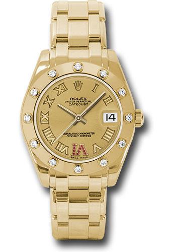 Pre-owned Rolex Yellow Gold Datejust — 81318