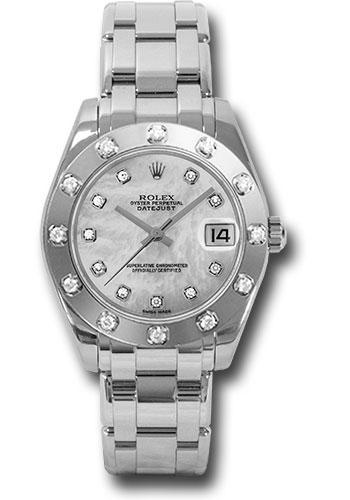Pre-owned Rolex White Gold Datejust — 81319