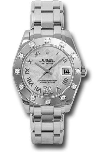 Pre-owned Rolex White Gold Datejust — 81319