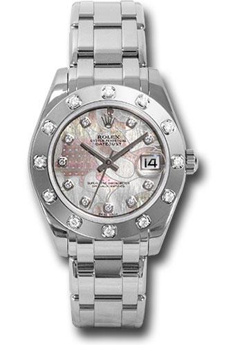 Pre-owned Rolex White Gold Datejust — 81319
