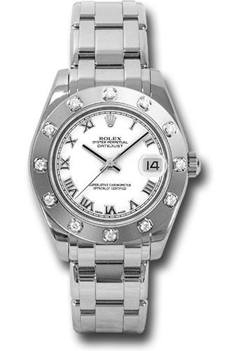 Pre-owned Rolex White Gold Datejust — 81319