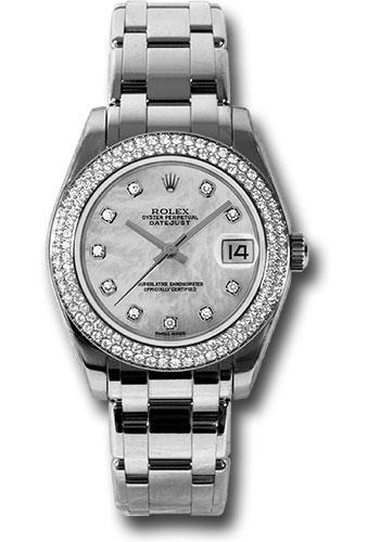 Pre-owned Rolex White Gold Datejust — 81339