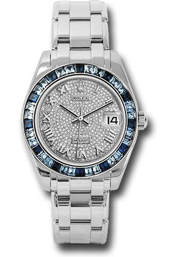 Pre-owned Rolex White Gold Datejust — 81349SA
