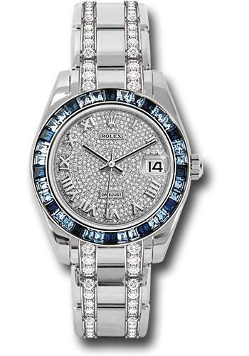 Pre-owned Rolex White Gold Datejust — 81349SA