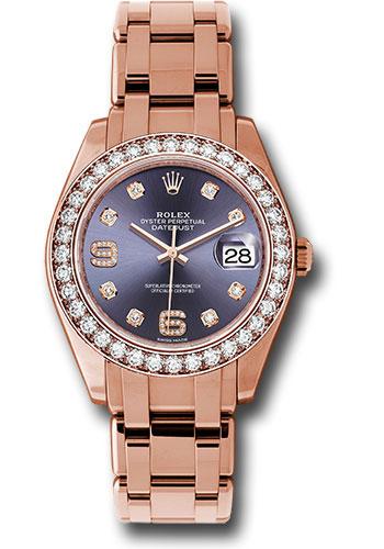 Pre-owned Rolex Everose Gold Datejust — 86285